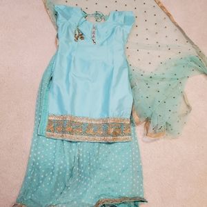 Indian salwaar kameez with palazzo